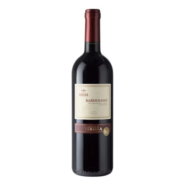Вино Італії CANTINA DI VERONA SPA Bardolino DOC, 2016, Veneto, 12.5%, Червоне, Сухе, 0.75 л.