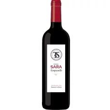 Вино Іспанії Terra Sara Tempranillo Tinto, 13.5%, Червоне, Сухе, 0.75 л