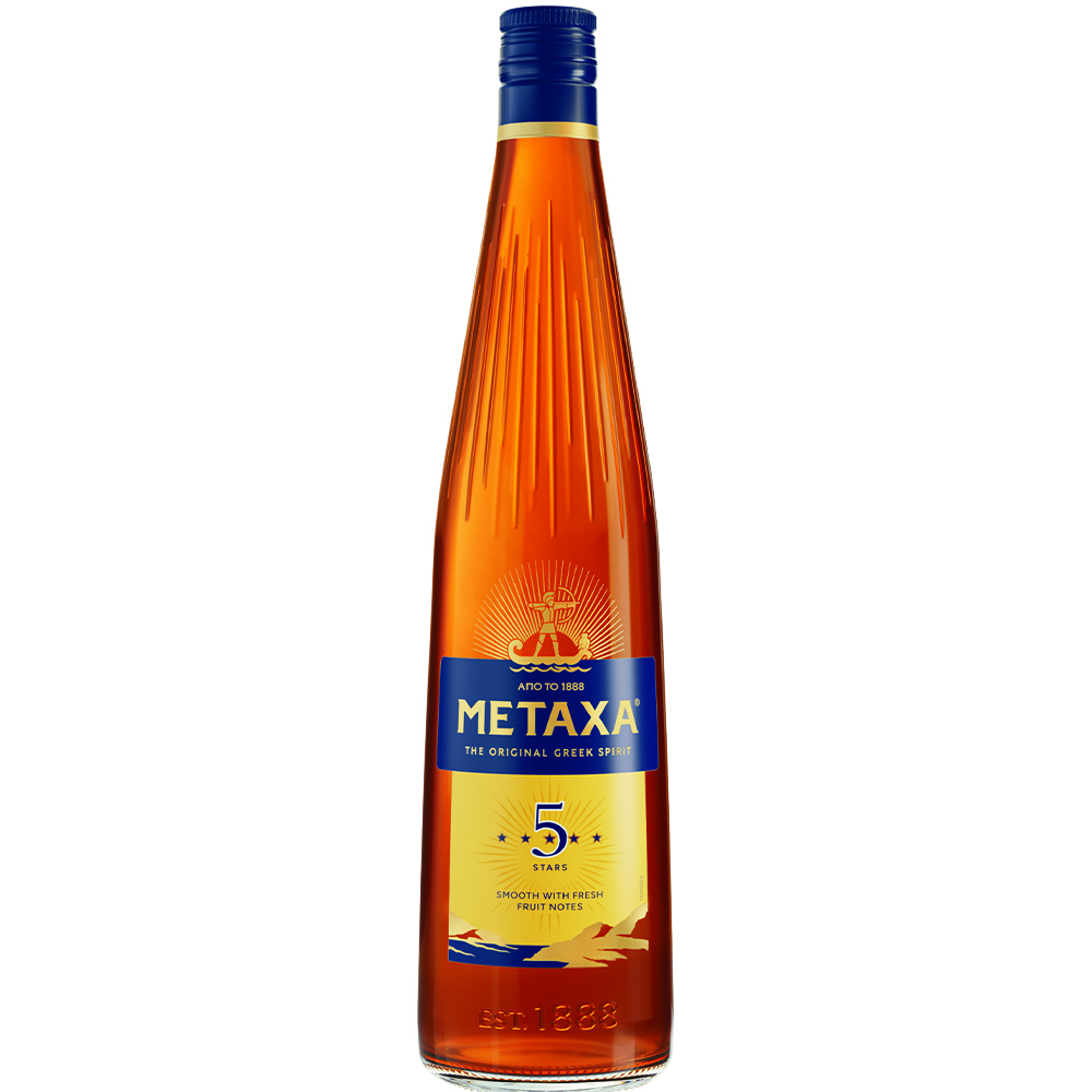 Бренді Греції Metaxa / Метакса, 5 зірок, 38%, 0.5 л - самовивіз у