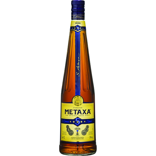 Бренди Греции Metaxa / Метакса, 5 звезд, 38%, 1 л - самовывоз в