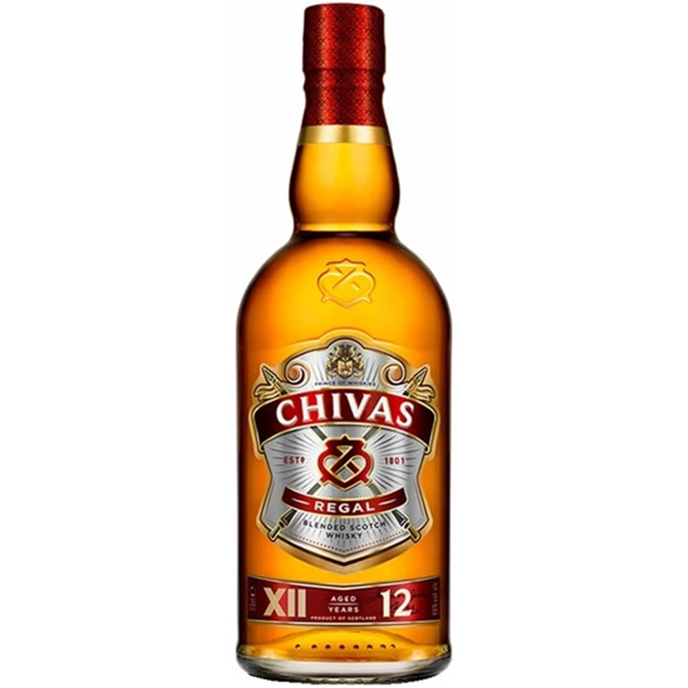 Виски Шотландии Chivas Regal / Чивас Ригал, 12 лет, 40%, 0.7 л