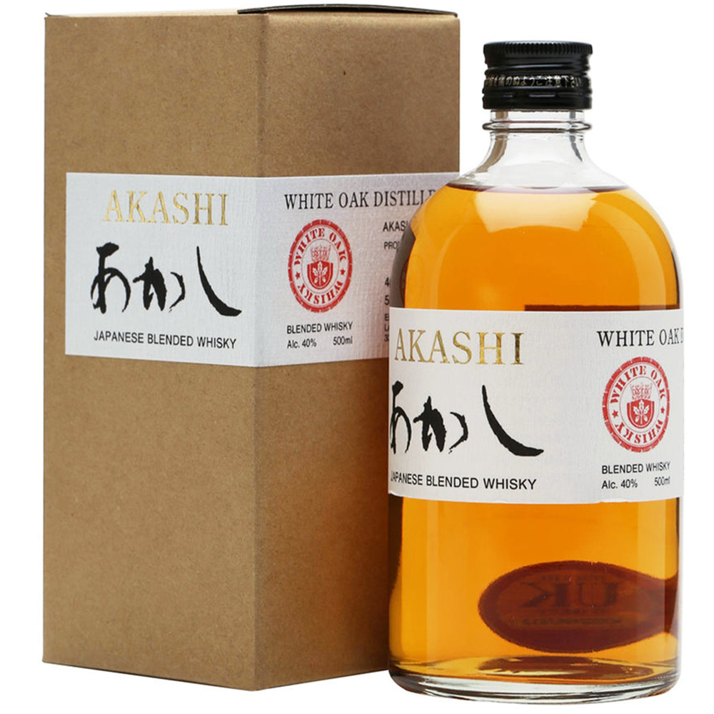 Виски Японии Akashi, White Oak / Акаши, Уайт Оак, 40%, 0.5 л (под