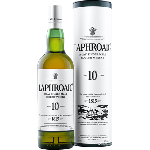 Віскі Шотландії Laphroaig / Лафройг, 10 років, 40%, 0.7 л (у