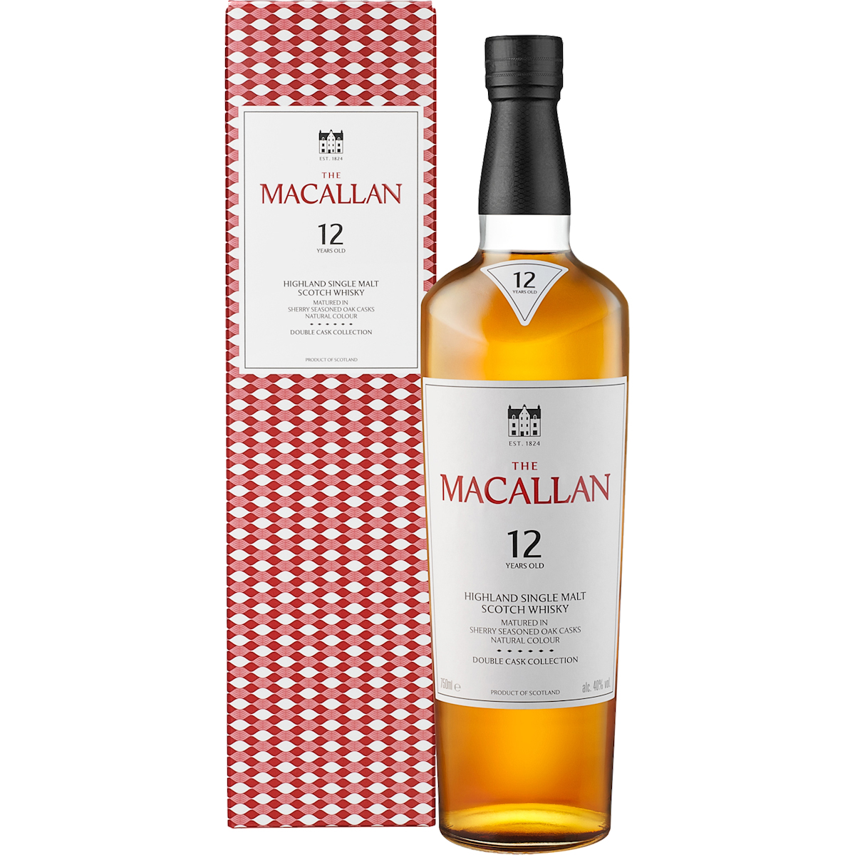 MACALLAN シングルモルトウイスキー バレルキャッシュ 空瓶 空箱 Віскі Macallan, Double Cask / Макаллан, Дабл Каск, 12 років, 40