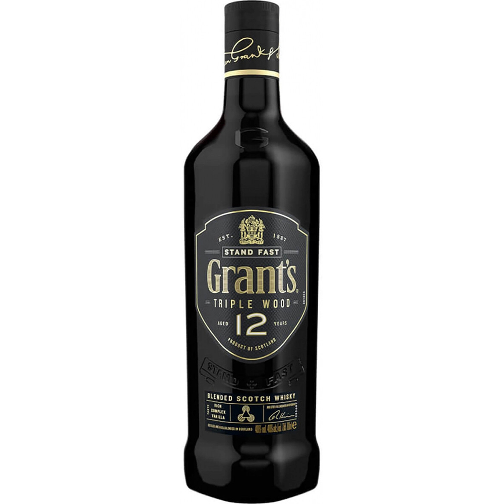 Виски Шотландии Grant's 12 yo / Грантс 12 лет, 40%, 0.75 л