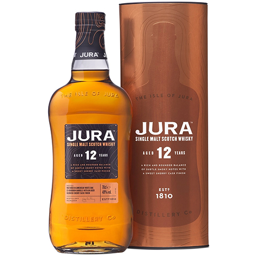 Віскі Шотландії Jura / Джура, 12 років, 40%, 0.7 л (мет. уп