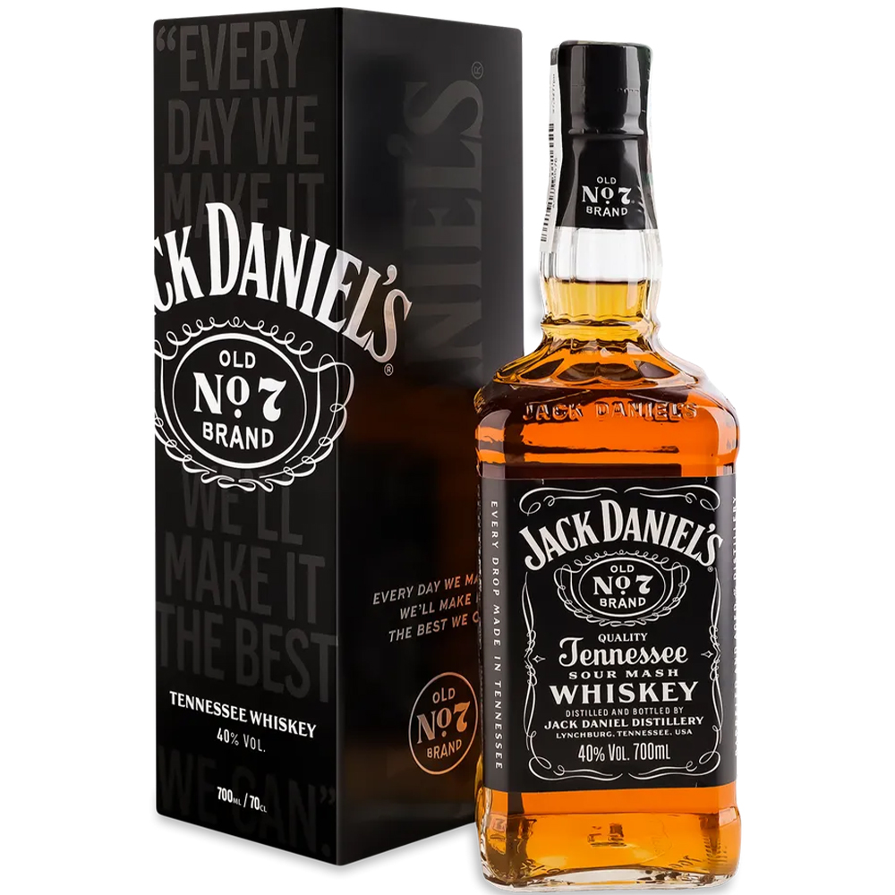 Віскі США Jack Daniel's / Джек Деніелс, 40%, 0.7 л (мет. уп