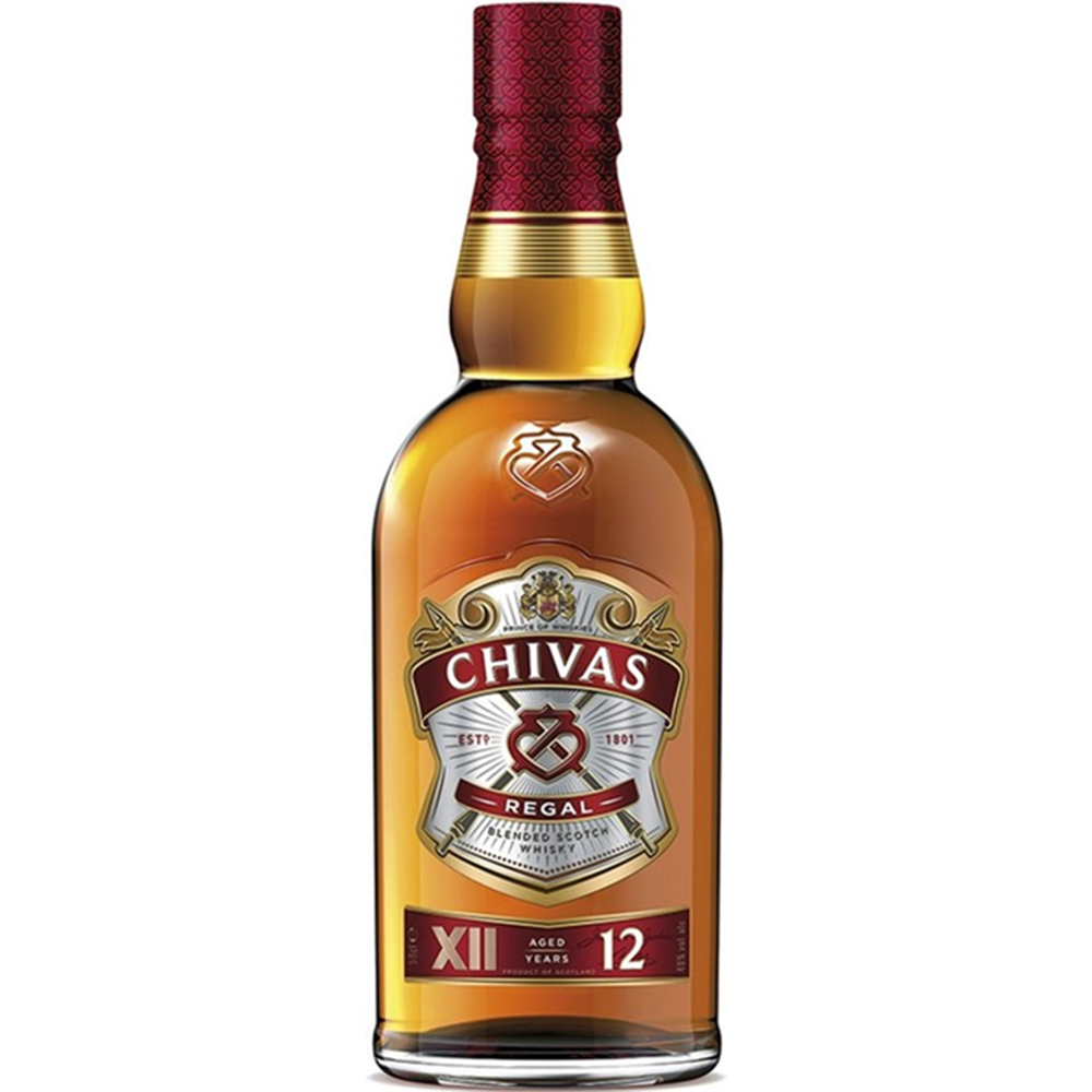 Виски Шотландии Chivas Regal / Чивас Ригал, 12 лет, 40%, 0.5 л